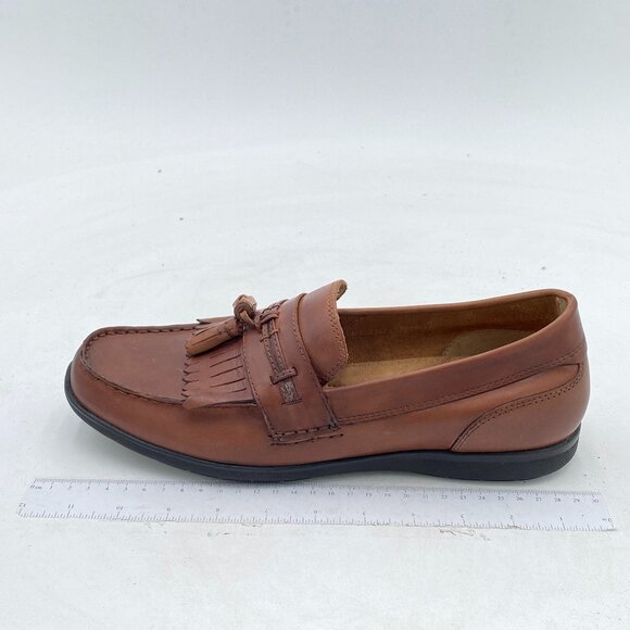Dockers Antique Brown Men\'s Flats Sinclair Kiltie Loafer Shoes